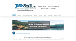 Desktop Screenshot of inlandallcare.com